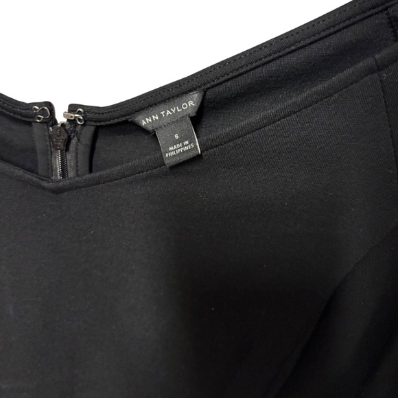 Ann Taylor | Women's Off-the-Shoulder Black Dress - Picture 4 of 8